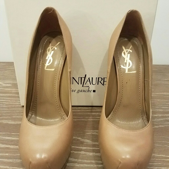 Saint Laurent Tribute Patent Sandals, 4 YSL Tribute Pumps
